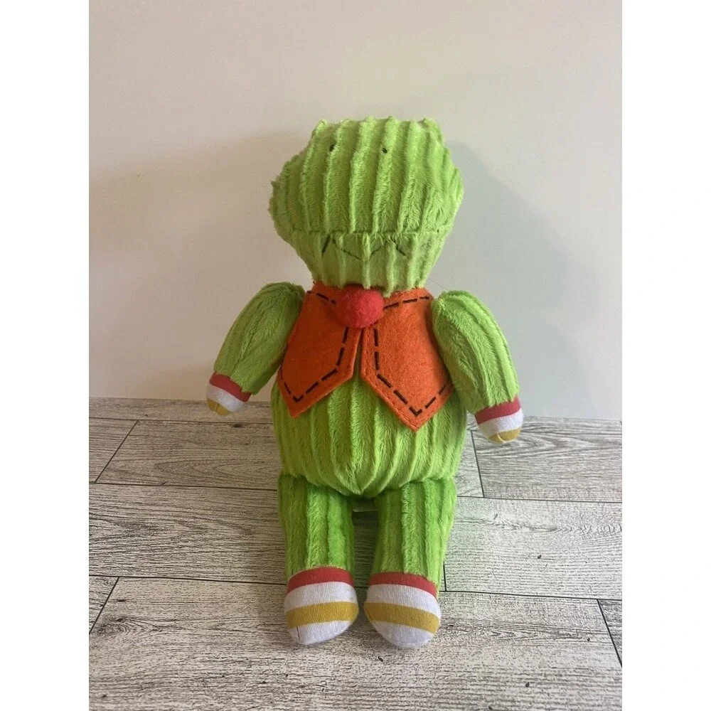 Monkeez & Friends Green Corduroy Alligator Crocodile Stuffed Plush Bean Bag Toy
